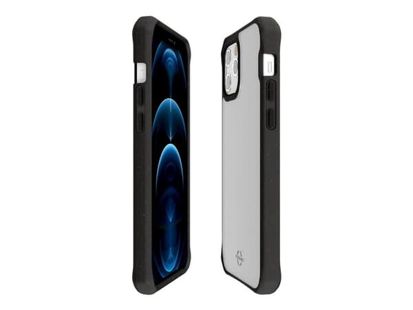 ITSKINS ITFERONPUREIP1267BTR, iPhone 12 Pro Max, Musta, Läpinäkyvä