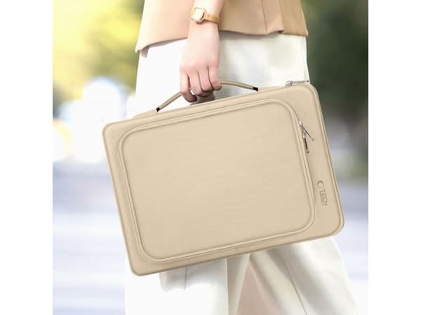 Tech-Protect Basic Bag for 15-16" laptop - beige