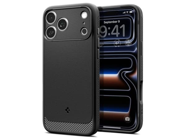 Spigen Spigen Rugged Armor MagSafe, matte black - iPhone 2026 Pro Max/17 Pro Max