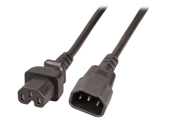 EFB Elektronik EK585.1, 1 m, C14 coupler, C15 coupler, 250 V, 10 A