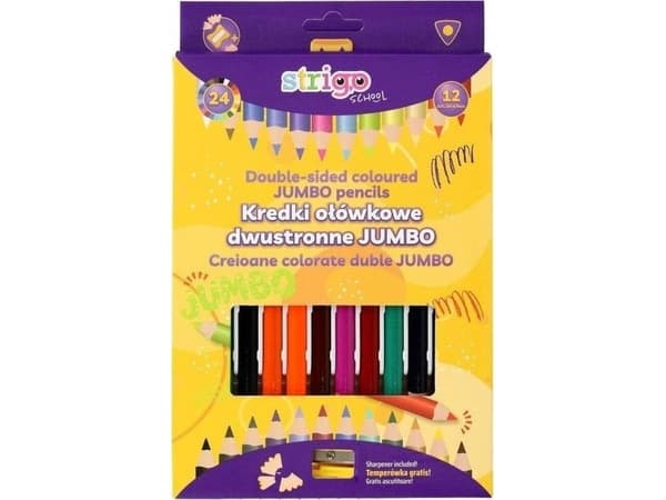 Jumbo triangulära pennor 12 st STRIGO