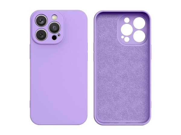 Silikondeksel iPhone 14 Plus silikondeksel - lilla