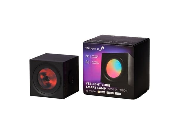 Yeelight Cube Spot Extension - Smart lampe - LED - 2.5 W - RGB-lys - spot cube