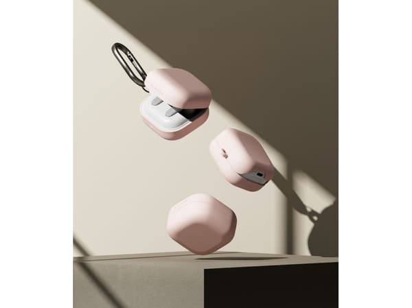 Ringke silikonetui til Samsung Galaxy Buds 4 / 4 Pro - rosa