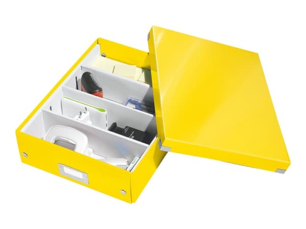 Leitz Click & Store WOW Medium - Lagerboks - gul
