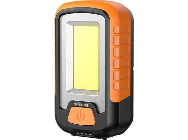 Superfire G21 verkstadslampa, 650lm, USB