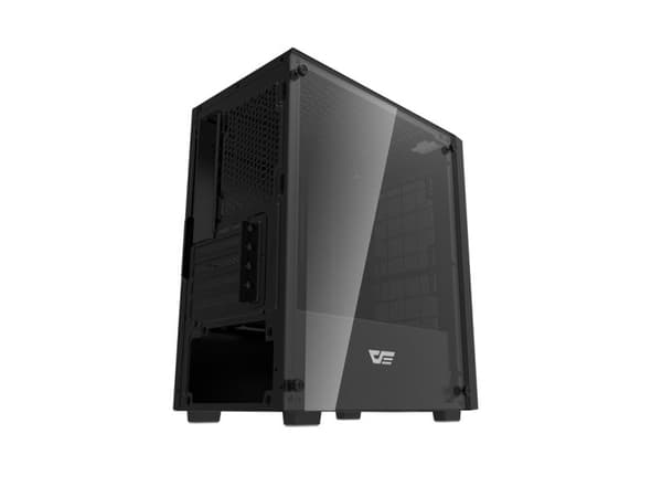 Darkflash M305 chassi utan fläktar svart