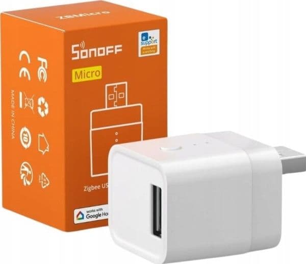 Sonoff Smart-adapter, USB ZigBee-bryter SONOFF ZBMicro (maks 36W)