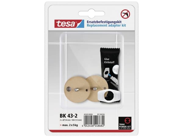 tesa BK43-2 Erilaiset kiinnitysmateriaalit