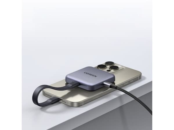 Adapter/SD-kortlæser Ugreen CM898 3-i-1, USB-C, MagSafe, SD/TF (sort)
