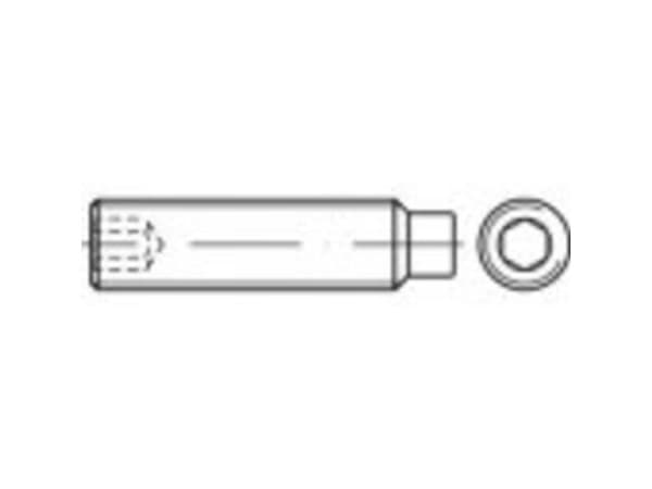 TOOLCRAFT gjengekran M4 5 mm rustfritt stål A1, A2 50 stk