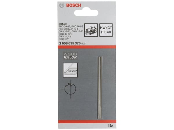 Bosch - Hyvlingsblad - längd: 82 mm - bredd: 5.5 mm