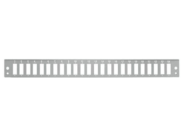 LogiLink FB2402G, SC, Grå, Metall, Rackmontering, 1U, 480 mm