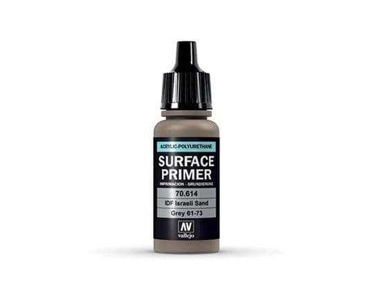 Vallejo Model Air IDF Israeli Sand Grey, 17 ml, Grå, Flaska