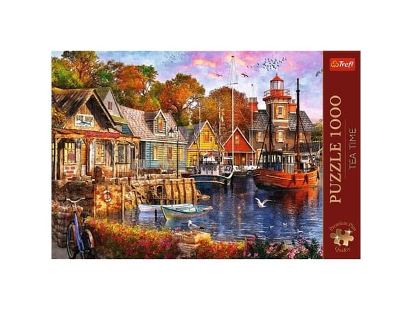 Trefl Puzzle 1000 elementtiä Premium Plus Seaside Corner -palapeli