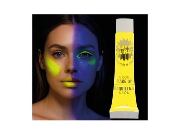Neongul UV-sminkning, 10 ml