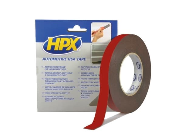 HPX kaksipuolinen teippi 6mm x 10m