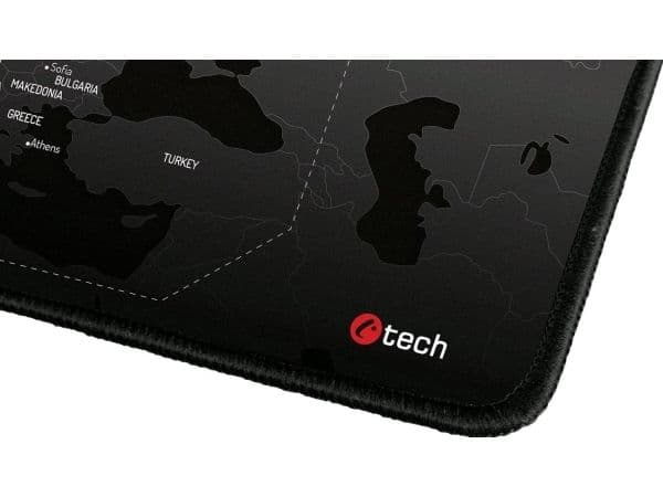 C-TECH MP-01E, Svart, Bild, Tyg, Halksäkert underlag