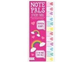 Sticky Cards Rainbow Hearts