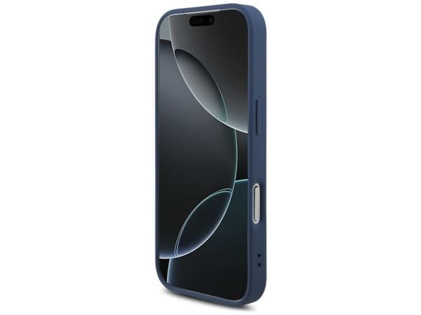 Guess 4G Big Logo-etui til iPhone 17 Pro / 18 Pro – blått