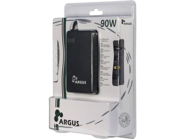 Argus NB-90SA - Strømadapter - AC 100-240 V - 90 watt