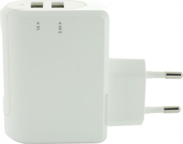 Holdit lader 2x USB-A 3,4 A (611738)