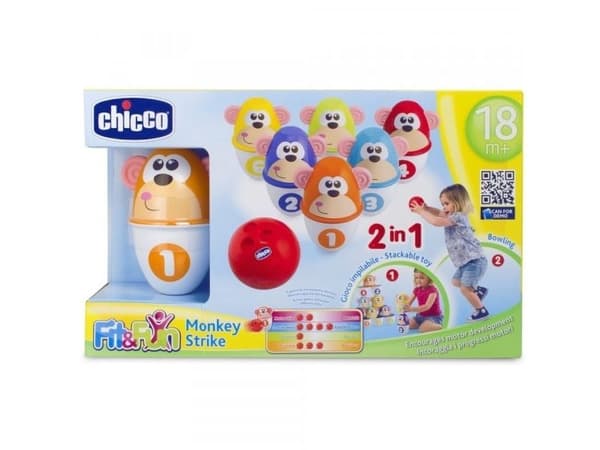 Chicco Monkey Strike - Fit&Fun, 1,6 år, Flerfarget