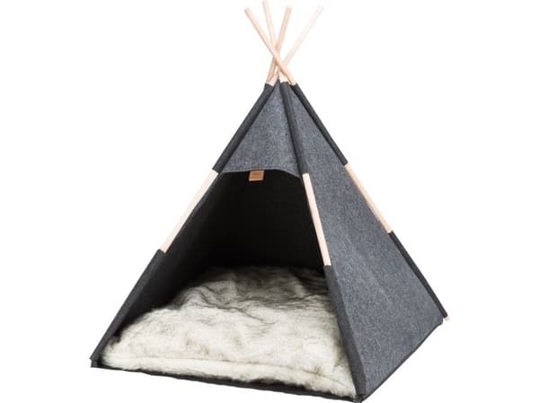 Trixie Tipi cave, felt, 70 × 70 × 70 cm, anthracite