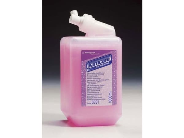 Kleenex 6331, Hender, Flytende såpe, Rosa, Rektangulær, Spania, 1000 ml