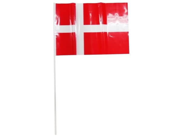 Danske vifteflag i plastik A4