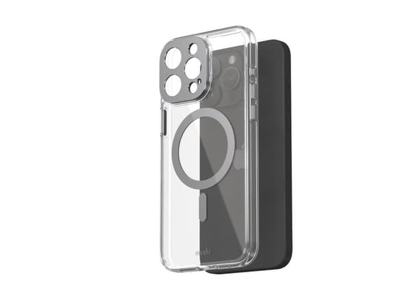 Moshi iGlaze for iPhone 15 Pro Max - Meteorite gray