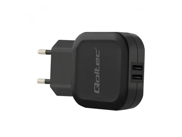 Qoltec 50185, Sisätila, AC, 5 V, Musta