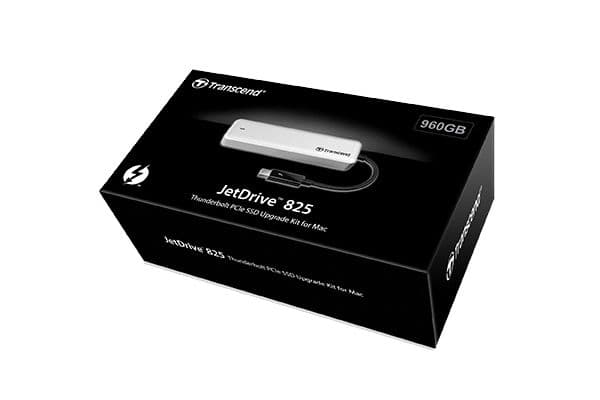 Transcend JetDrive 825 - SSD - 480 GB - ekstern (bærbar) - Thunderbolt