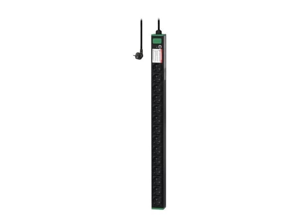 APC Easy Rack PDU Basic vertical 1-phase 3.7 kW 230 V 16 A 14 x SCHUKO sockets SCHUKO 16 A
