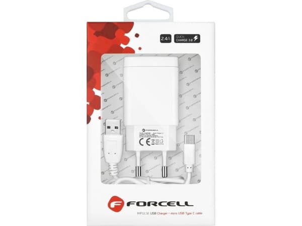 ForCell-lader 1x USB-A 2,4 A (5901737373304)