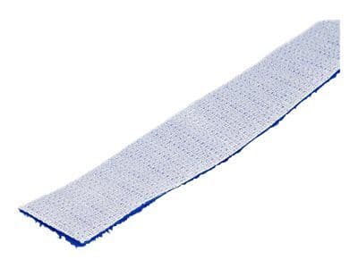 StarTech.com 100ft Hook and Loop Roll, Cut-to-Size Reusable Cable Ties, Bulk Industrial Wire Fastener Tape / Adjustable Fabric Wraps Blue / Resuabl...