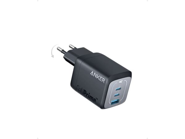 Anker Laddare Prime 735 67W 2xUSB-C 1xUSB-A Svart
