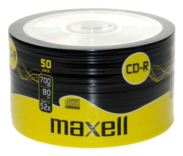 Maxell CD-R 700 MB 52x 50 stykker (624036.02.CN)