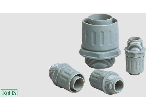 HELUKABEL 90724, Harmaa, Polypropeeni (PP), 50 kpl, IP54, -10 - 110 °C, 21 mm