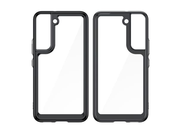 Outer Space Case case for Samsung Galaxy S22+ (S22 Plus) rigid case with gel frame blue