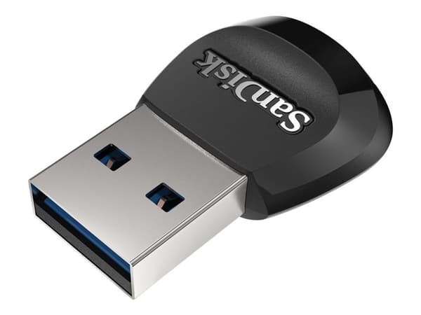 Sandisk MobileMate - Kortleser (microSDHC UHS-I, microSDXC UHS-I) - USB 3.0
