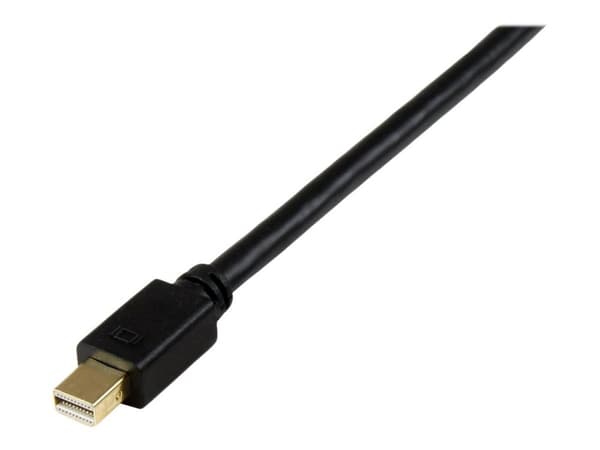 StarTech.com 6 ft Mini DisplayPort to DVI Active Adapter Converter Cable - 6ft (1.8m) Active mDP to DVI Cable for PC - 1920x1200 - Black (MDP2DVIMM...