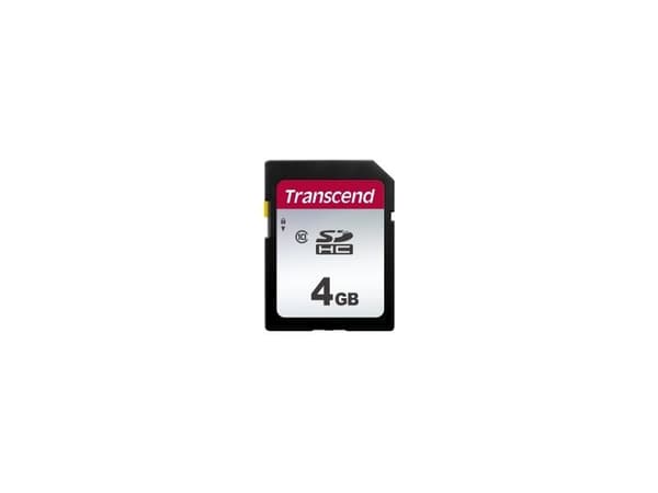 Transcend 300S - Flashminnekort - 4 GB - Class 10 - SDHC