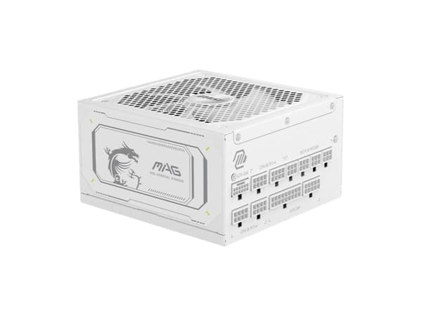 PC-strømforsyning MSI MAG A1000GL PCIE5 Hvit