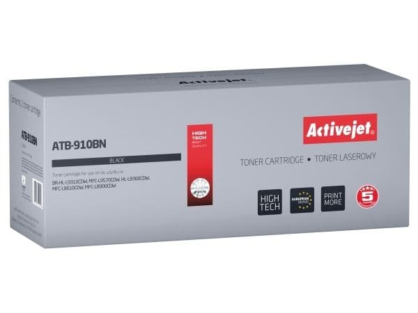 Activejet ATB-910BN, 9000 sidor, Svart, 1 styck