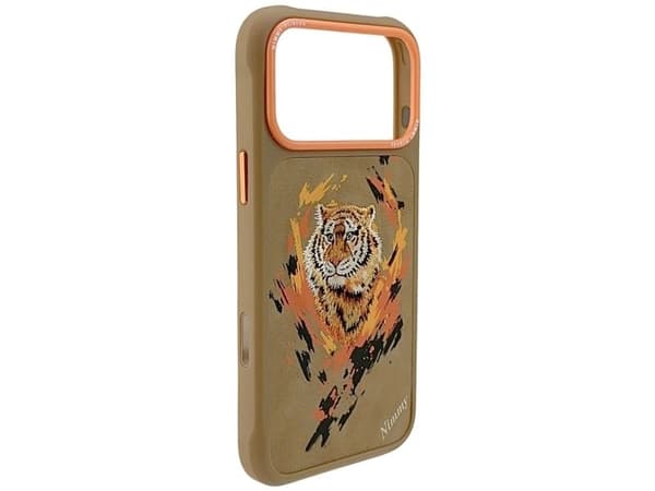 Nimmy Tiger MagSafe case for iPhone 17 Pro - light brown