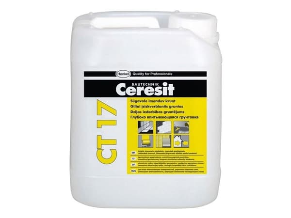 Primer Ceresit CT17, gulaktig, 2 l