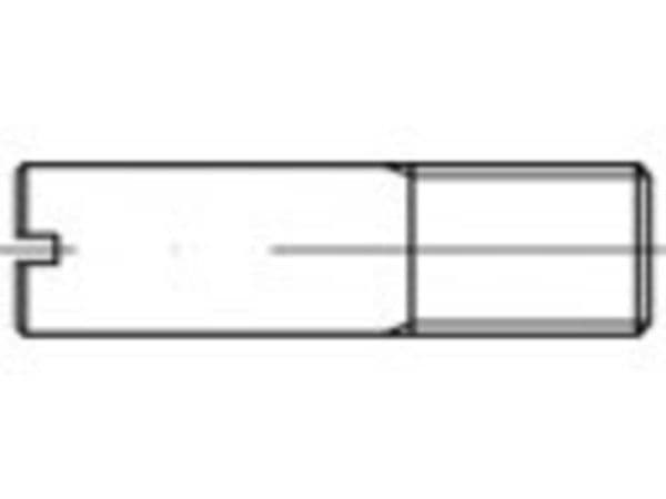 TOOLCRAFT skruer (skaft) M6 rustfritt stål A1 (100 stk.)