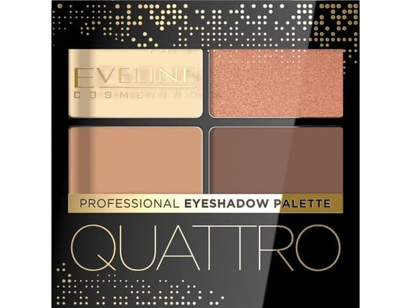Eveline Quattro Professional Eyeshadow Palette - 01, 7.2g