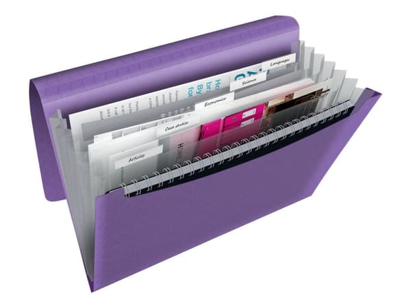 Esselte Colour'Breeze ekspanderende projektmappe Lavendel - (3 stk.)